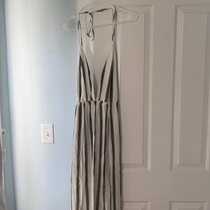 Open back maxi dress